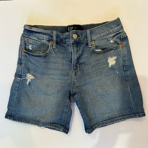 Gap Denim jean shorts; size 0/25; women’s; 5” short